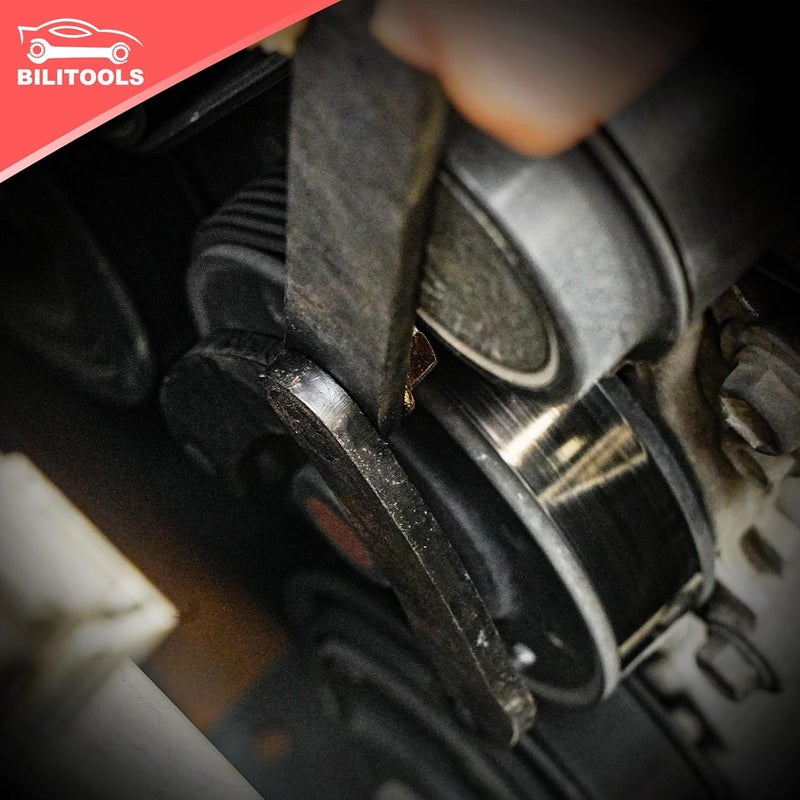 BILITOOLS 15PCS Universal Pulley Holder Tool Kit, 1/2-inch drive ratchet Adjustable Spanner Wrench with Variable Pins 3.5mm, 4mm, 4.5mm, 5mm, 6mm, 6.5mm and 10mm fits Camshaft pulleys. - Image 2